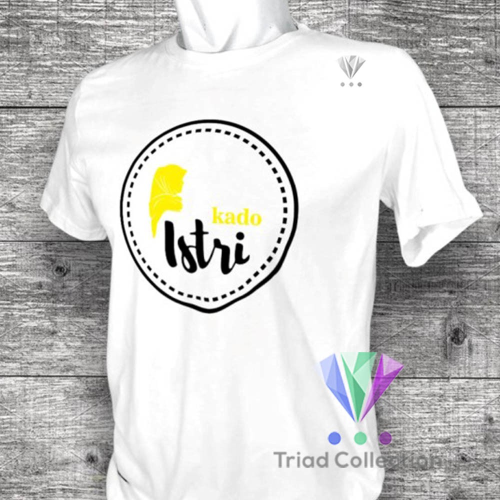 KADO ISTRI | Kaos Dakwah Islami Cotton Combed 30s Premium Distro Baju Muslim Santri | 1484-3