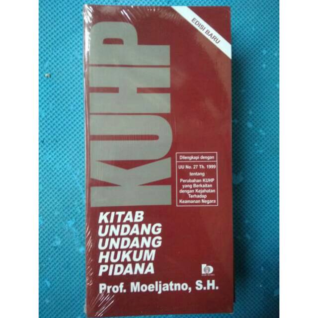 BUKU KUHP PIDANA