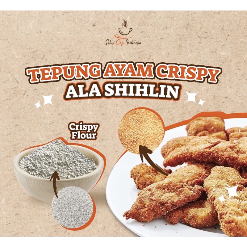 

Tepung Ayam Shihlin 1 Kg Tepung Kasar Pok Pok Crispy Chicken Flour Taiwan Solusi Cafe Indonesia