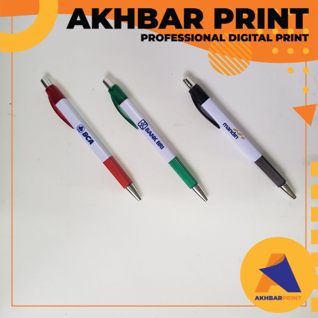 PULPEN KARINEX KOTAK CUSTOM PRINT UV UNTUK SOUVENIR DAN BRANDING - AKHBAR PRINT