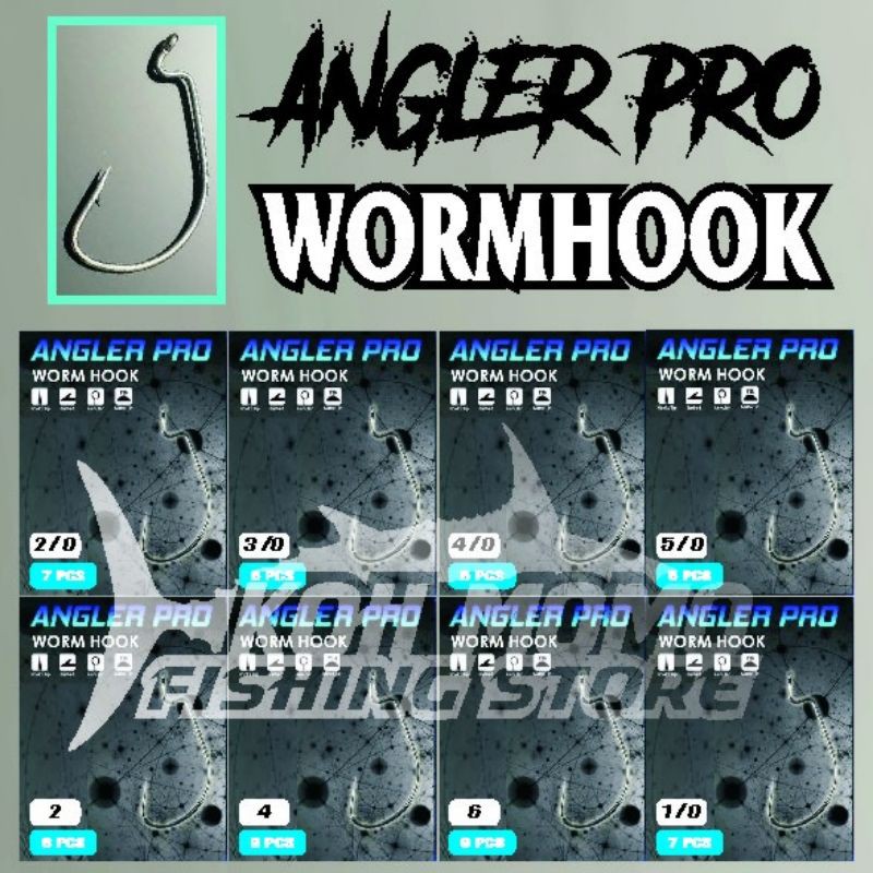 Wormhook Softlure Mata Kail Umpan Karet Soft Lure