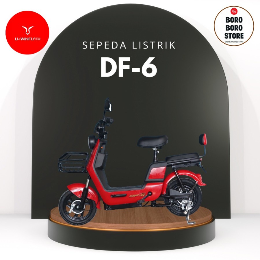 NEW SEPEDA LISTRIK UWINFLY DRAGONFLY 6 DF 6