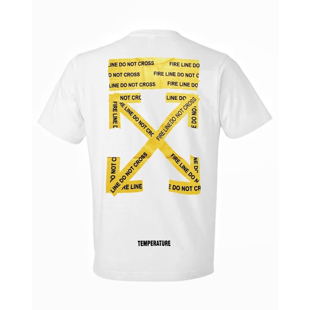 T-Shirt Off White Gradient l Kaos Off White Gradient Full Lebel Premium Quality