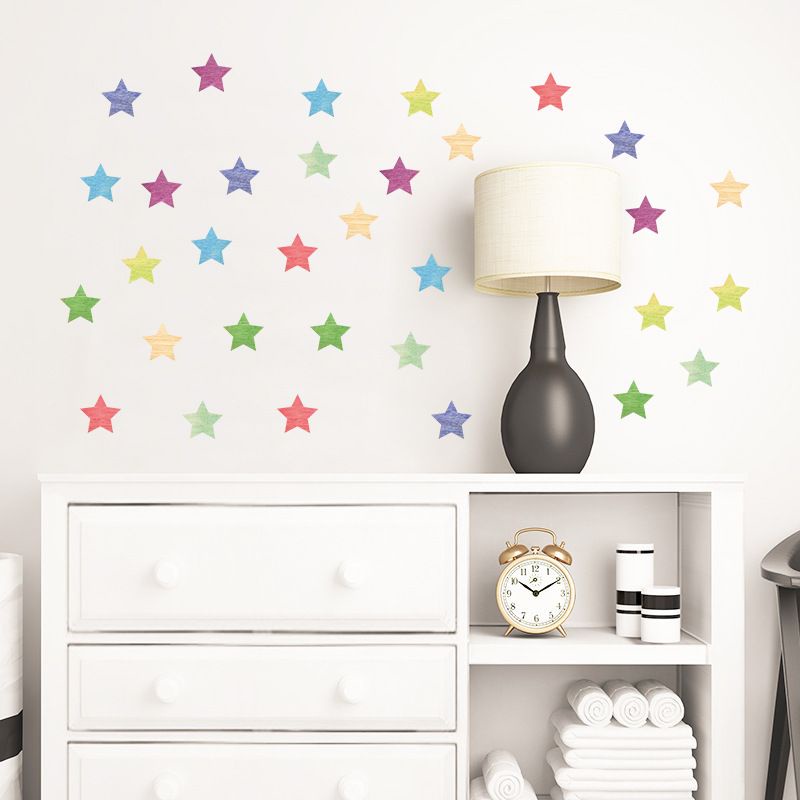 QUINTON 880Pcs Star Shape Stickers Labels Hot for School Children Teacher Reward Encourage New DIY Craft Homework Kids/Multicolor