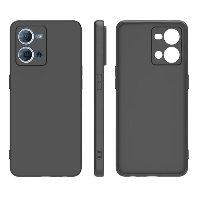 PROMO Paket 4IN1 Case Black Matte For OPPO RENO 8 4G 2022 SoftCase Premium Black Matte Free Tempered Glass Layar &amp; Tempered Glass Camera &amp; Garskin Carbon Handphone