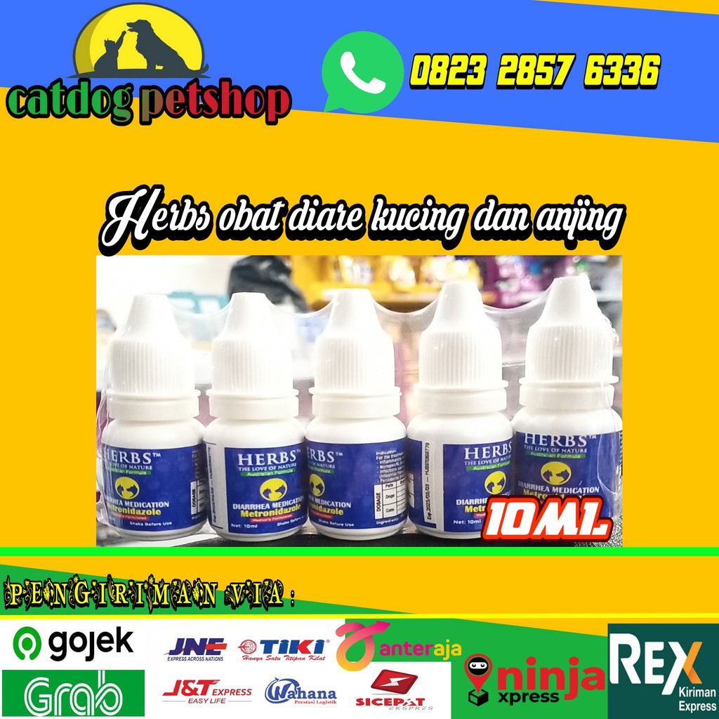 HERBS OBAT DIARE KUCING DAN ANJING - OBAT MENCRET HEWAN / DIARE HEWAN