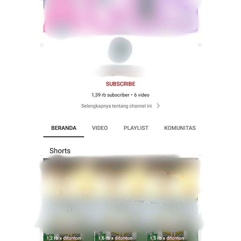 (Terjual) Akun YouTube 1.3k subscribers