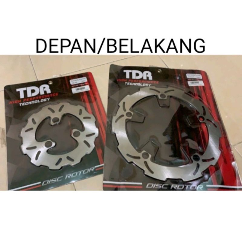 CAKRAM DISC PIRINGAN SET DEPAN BELAKANG TDR SATRIA FU GSX 150 ORIGINAL TDR T.MAX