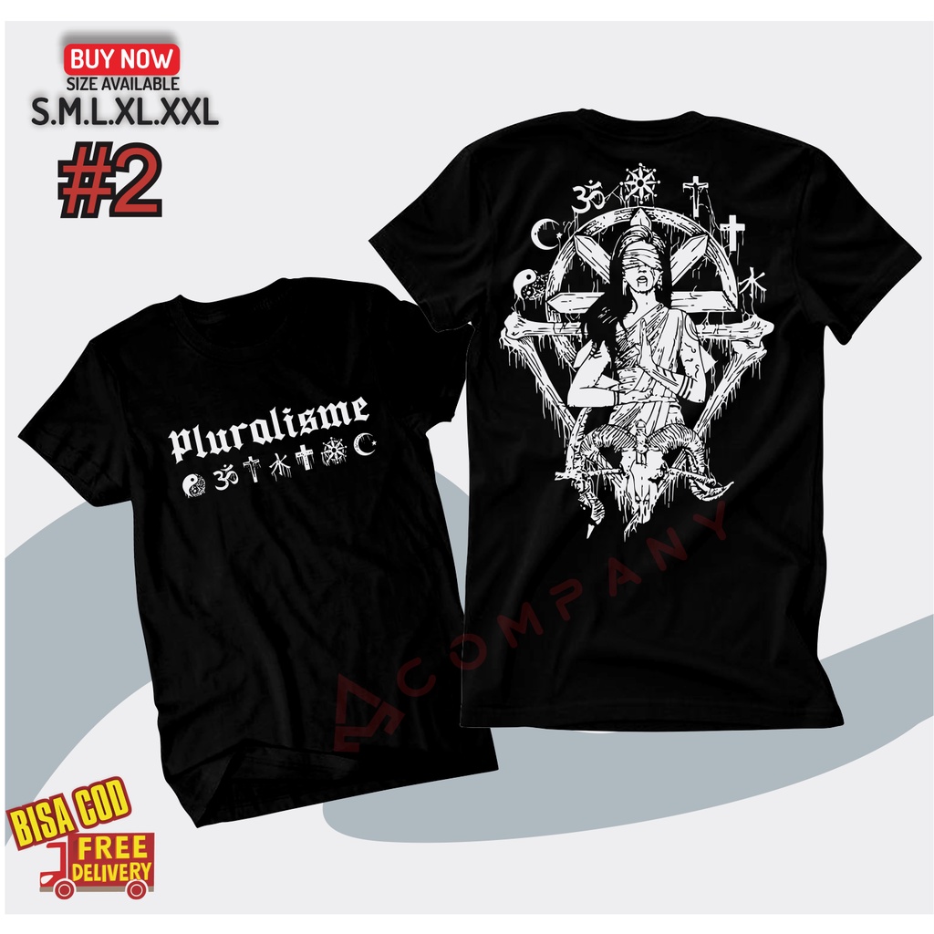 HOODIE/TSHIRT/BAJU MURAH PLURALISME MEMBUNUH BAPHOMET TOLERANSI AGAMA INDONESIA