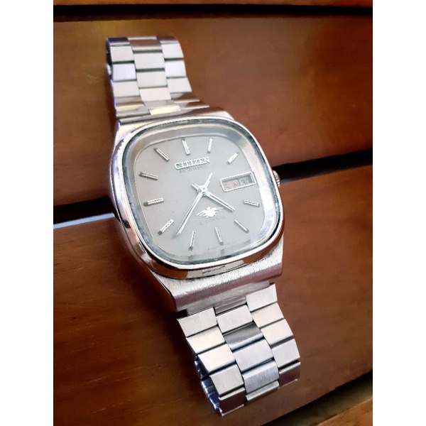 Citizen 21-jewels model Tank. (second,bekas,vintage,kuno,antik,lawas)