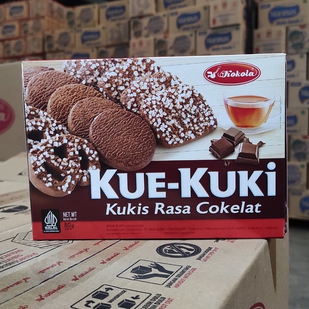 

KUE KUKI MENTEGA CHOCOLATE 80GR / 24 BOX cocok u/ bingkisan, hajatan, acara, nikahan, hampers, parcel lebaran / idul Fitri,