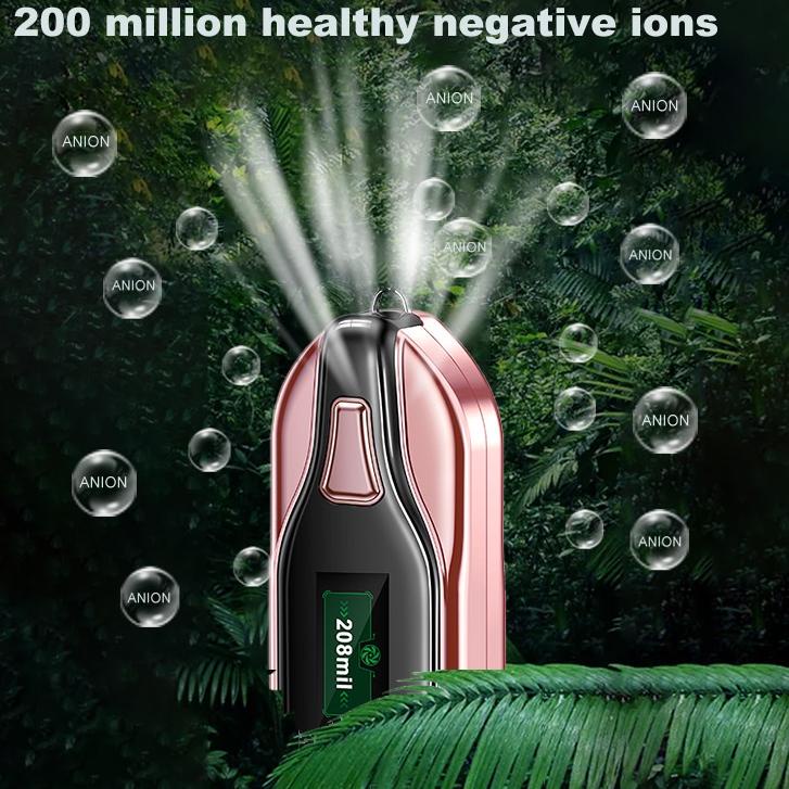 Serbuuuu.. JAMAY Air Purifier M20 Air Mask 200million Negative Ion Screen Display Air Purifier ioniz