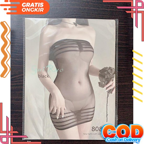 Lareyna Aravenda Lingerie Body Stocking Seksi Model Warrior Tight Dress Lg495 Baju Haram Dinas Malam