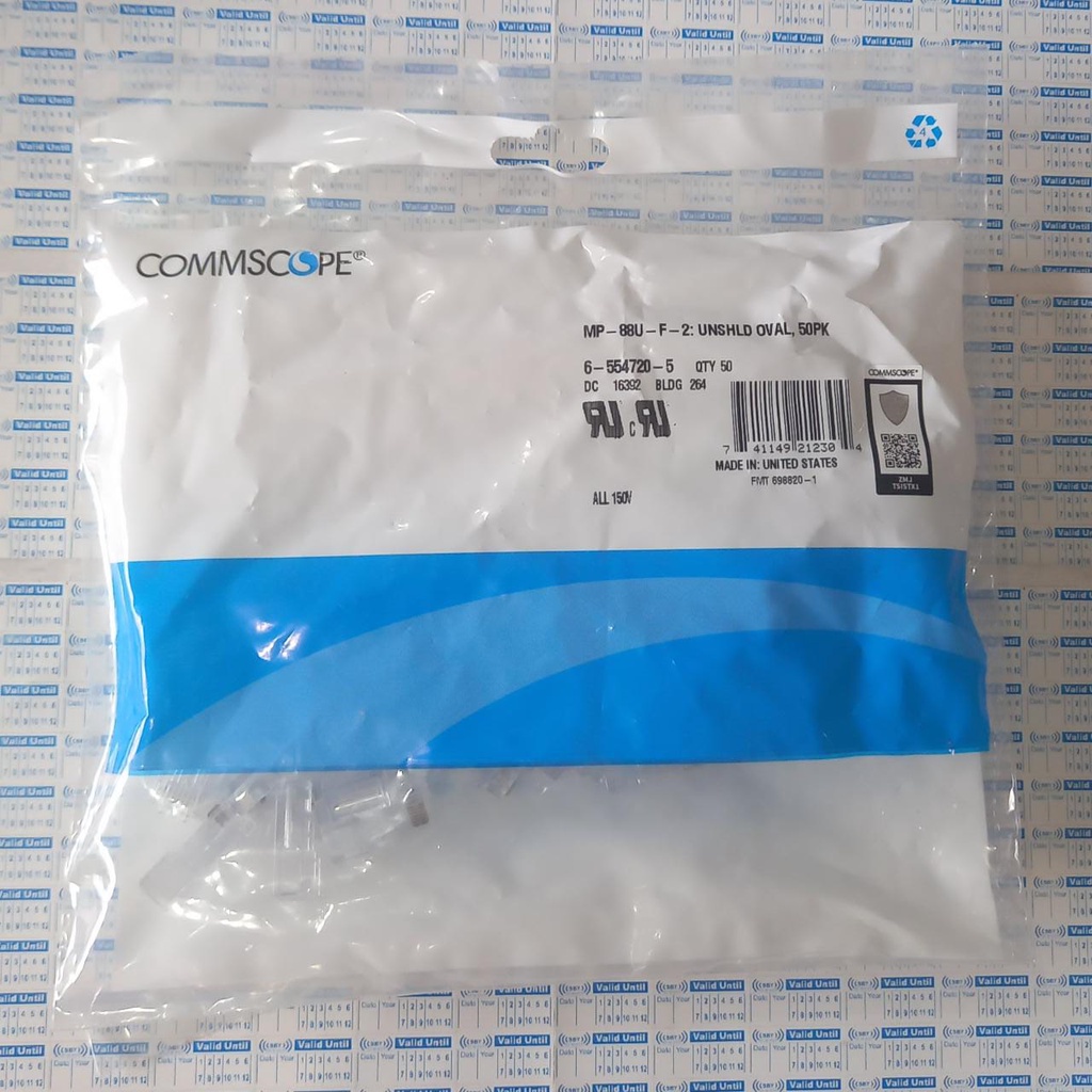 Konektor RJ45 UTP Cat5e Commscope  Connector Eceran