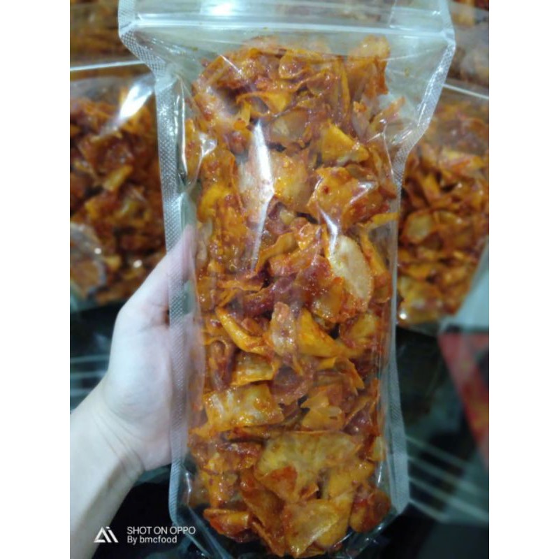 

keripik ubi pedas manis