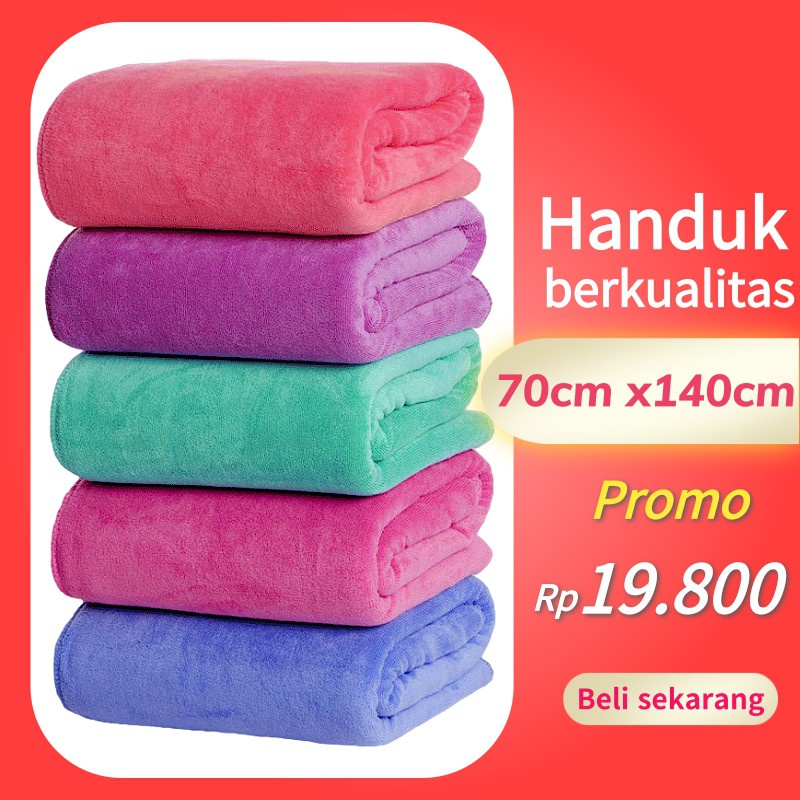 Cod Handuk 70X140/Handuk Mandi Karakter Dewasa Tebal Bestseller Import Handuk Mandi Microfiber Murah