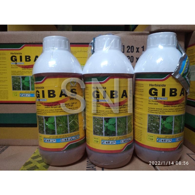herbisida GIBAS 240sl .1liter,obat pembasmi rumput
