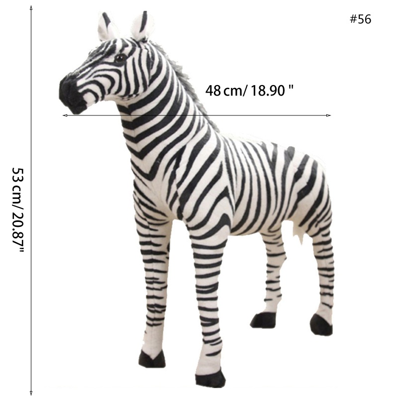 Mary 35 /45/55cm Boneka Zebra Maskot Pesta Hadiah Rumah Meja Anxiety Fidget Toy