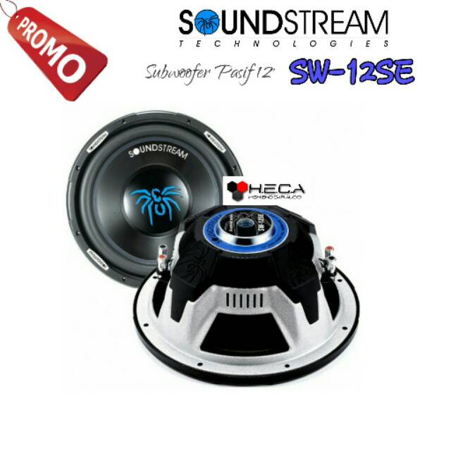 Subwoofer Pasif 12inch SOUNDSTREAM SW-12SE Dual Double Coil 12-inch SW12SE 12 Inci Audio Mobil