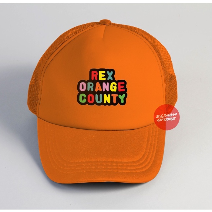 Topi Rex Orange County Tulisan / Topi Band / Rex Orange County Tulisan / Topi Jaring Distro / Topi Premium / Topi Sablon / Elcustom