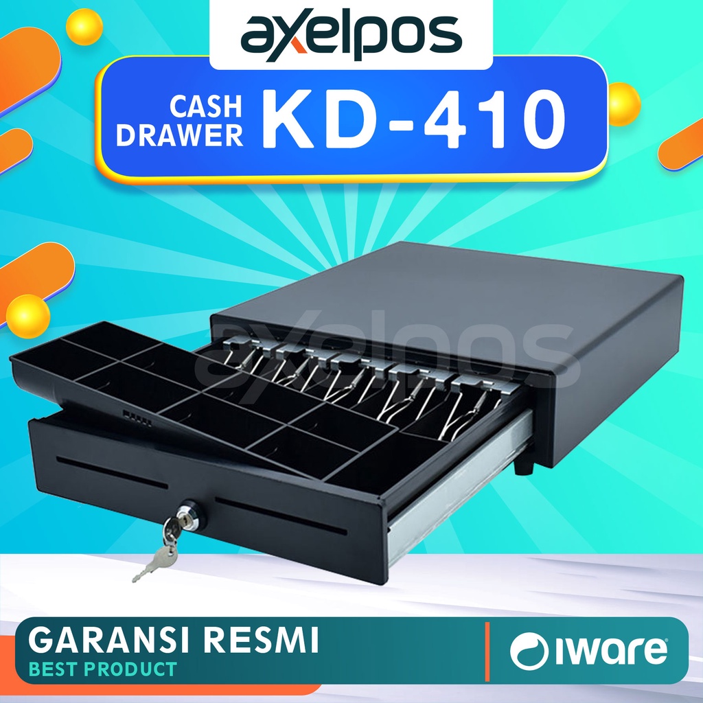 CASH DRAWER / LACI KASIR / LACU UANG KASIR IWARE KD-410