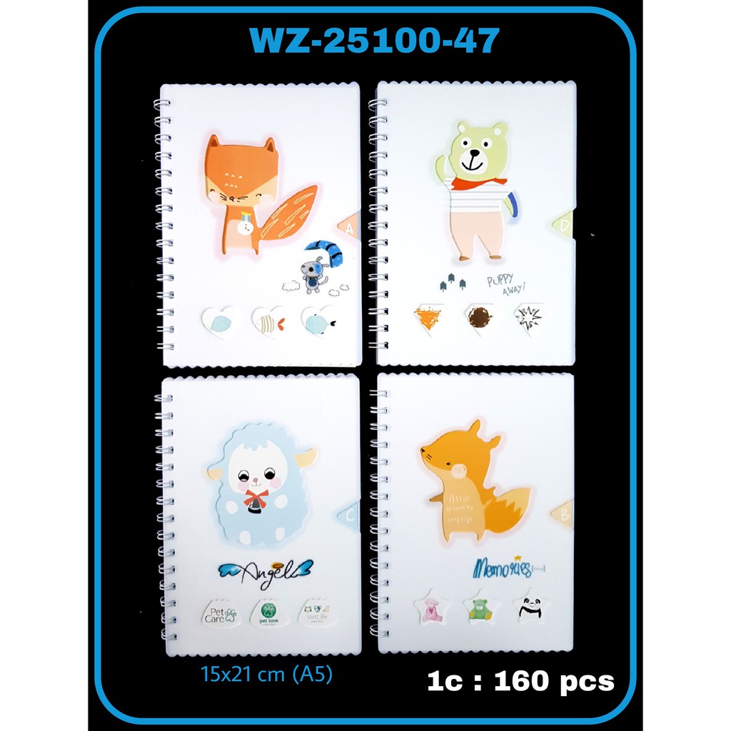 

ILP Buku Catatan Spiral A5 WZ-25100-47 / Notebook Spiral / Buku Spiral