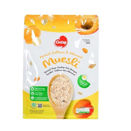 

Joy Smart Healthy Life Oatsy Muesli Apricot Sultana Almond 500gr