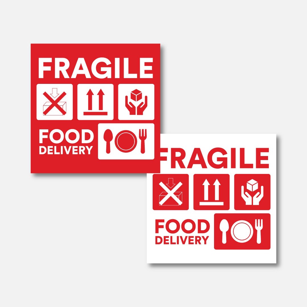 

Food Delivery Sticker | Sticker Delivery Makanan - Uk. 5.5 x 5.5 cm