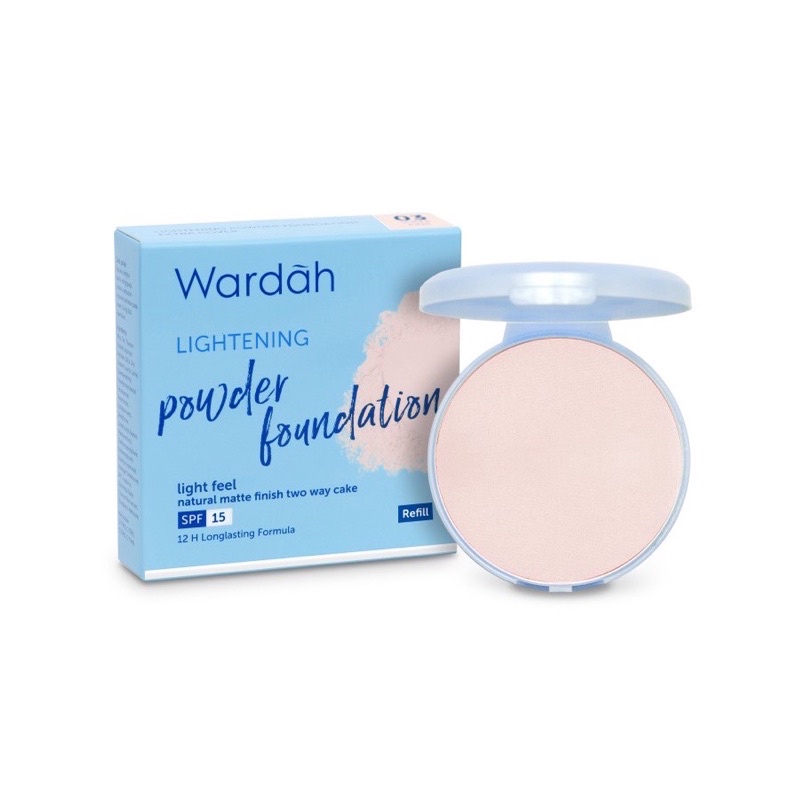 WARDAH REFILL LIGHTENING POWDER FOUNDATION LIGHT FEEL