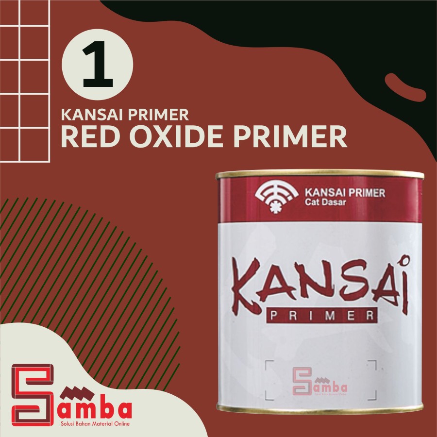 

KANSAI RED OXIDE PRIMER UK. 1 KG / CAT MENI BESI ( 102-008 )