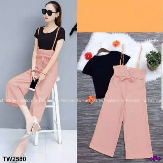 [JUMPER LIOLA SL] Jumpsuit wanita spandek Varian warna