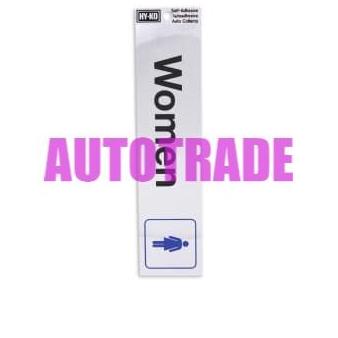 

KRIS STIKER TOILET WANITA STICKER SIGN LABEL ANODIZED STICKER WOMEN