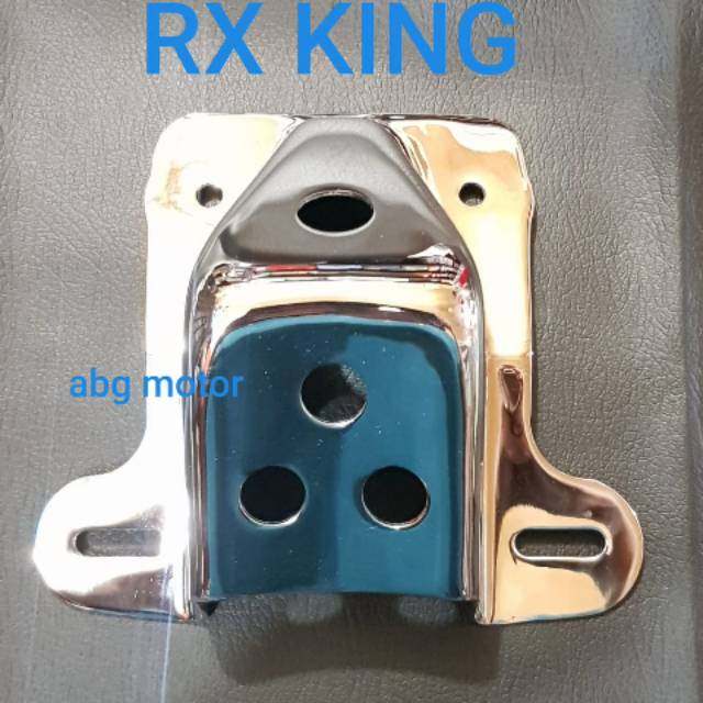 BREKET DUDUKAN STOPLAMP LAMPU STOP BELAKANG RX KING CHROME KILAT