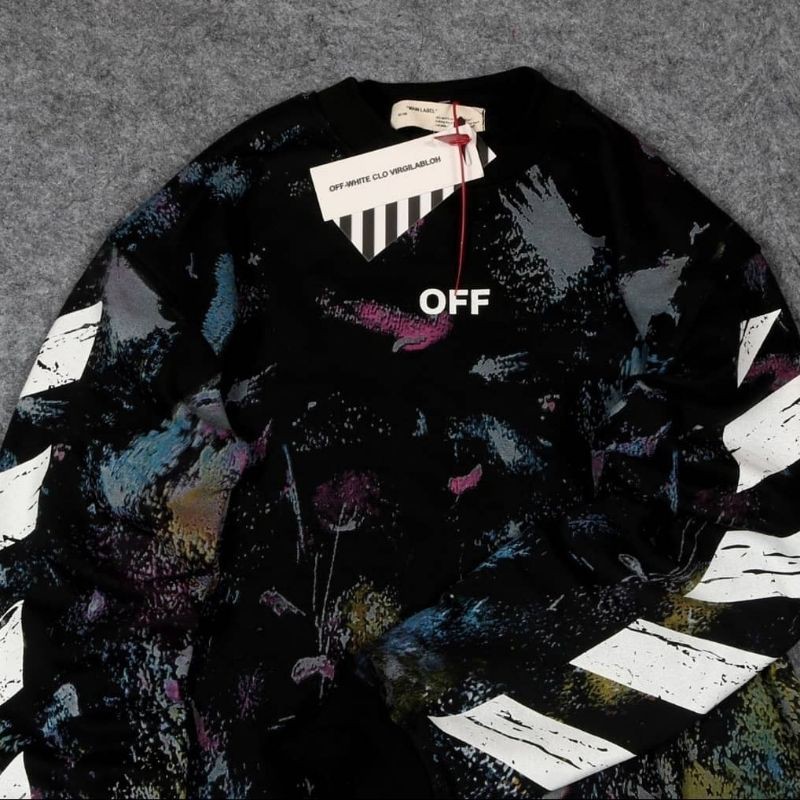 OFF-WHITE CREWNECK HYPEBEAST GALAXY SIZE M