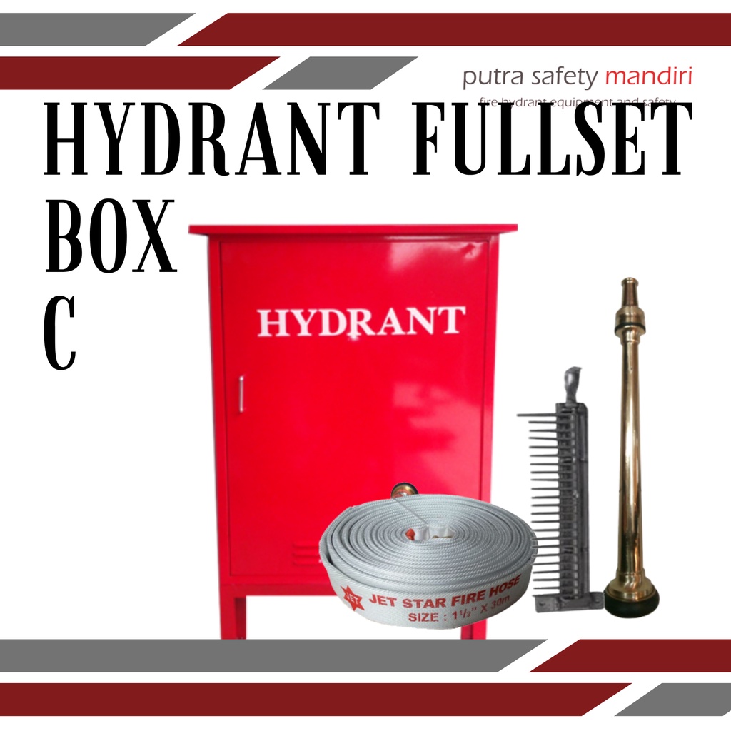 Jual BOX HYDRANT TYPE C OUTDOOR 95X66X25CM OHB KOTAK PERLENGKAPAN ALAT ...