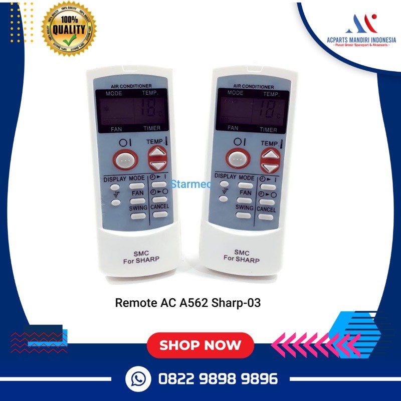 remote ac sharp plasmacluster CRMC-A562 ORIGINAL