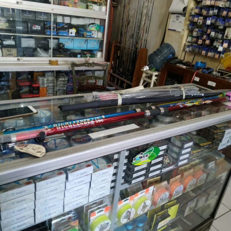 Joran Pasiran Rod Surf Joran Laut 500 - 540 Scorpion Highlander 20 - 40 lb action hard