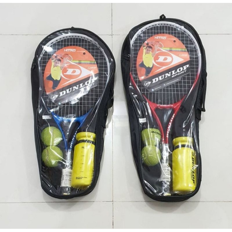 Raket Tenis Junior Dunlop Asli Bonus Botol Minum dan Bola 2bh
