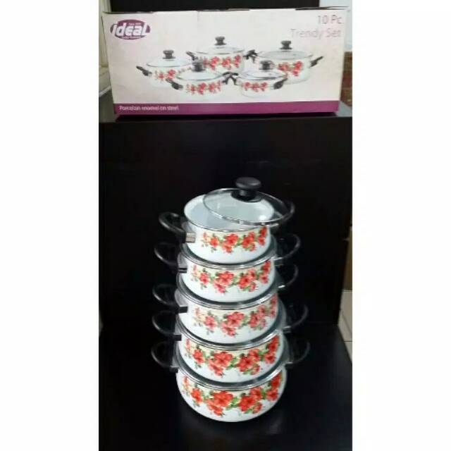 PANCI SET ENAMEL TROPICANA IDEAL