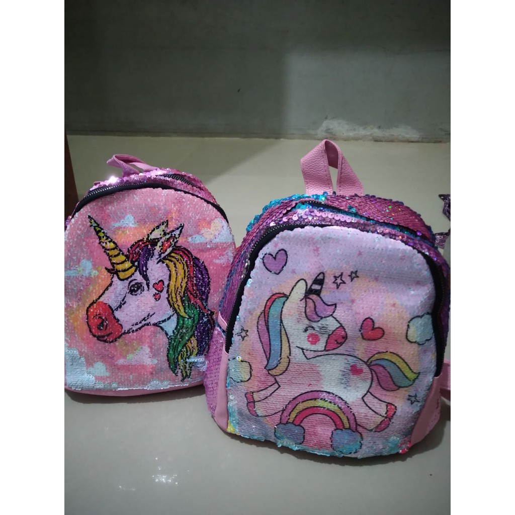 TAS RANSEL SEKOLAH ANAK LOL & LITTLE PONY GLITTER