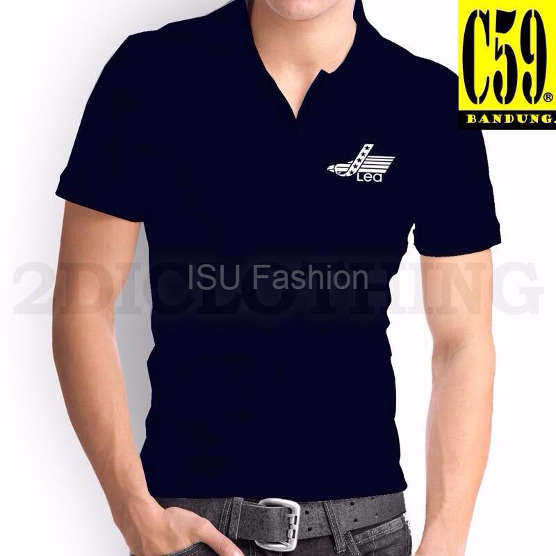 Kaos Kerah Pria Baju Polo Kerah Kaos Distro Kerah Lea Polo T shirt Lea
