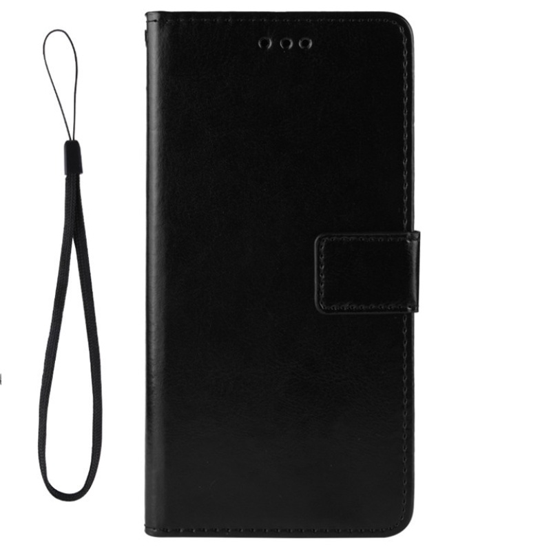 Leather Case Realme C21 - Oppo realme C21 Flip Cover Case Dompet