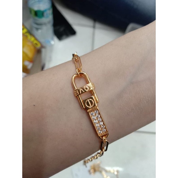 gelang tanagan wanita //gelang//perhiasan pengganti emas