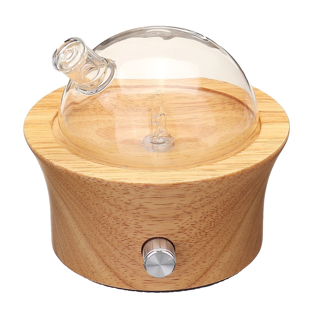 Solid Wooden Portable Glass Waterless Essential Oil Diffuser MTP-CL024 - WATERLESS WOODEN DIFFUSER