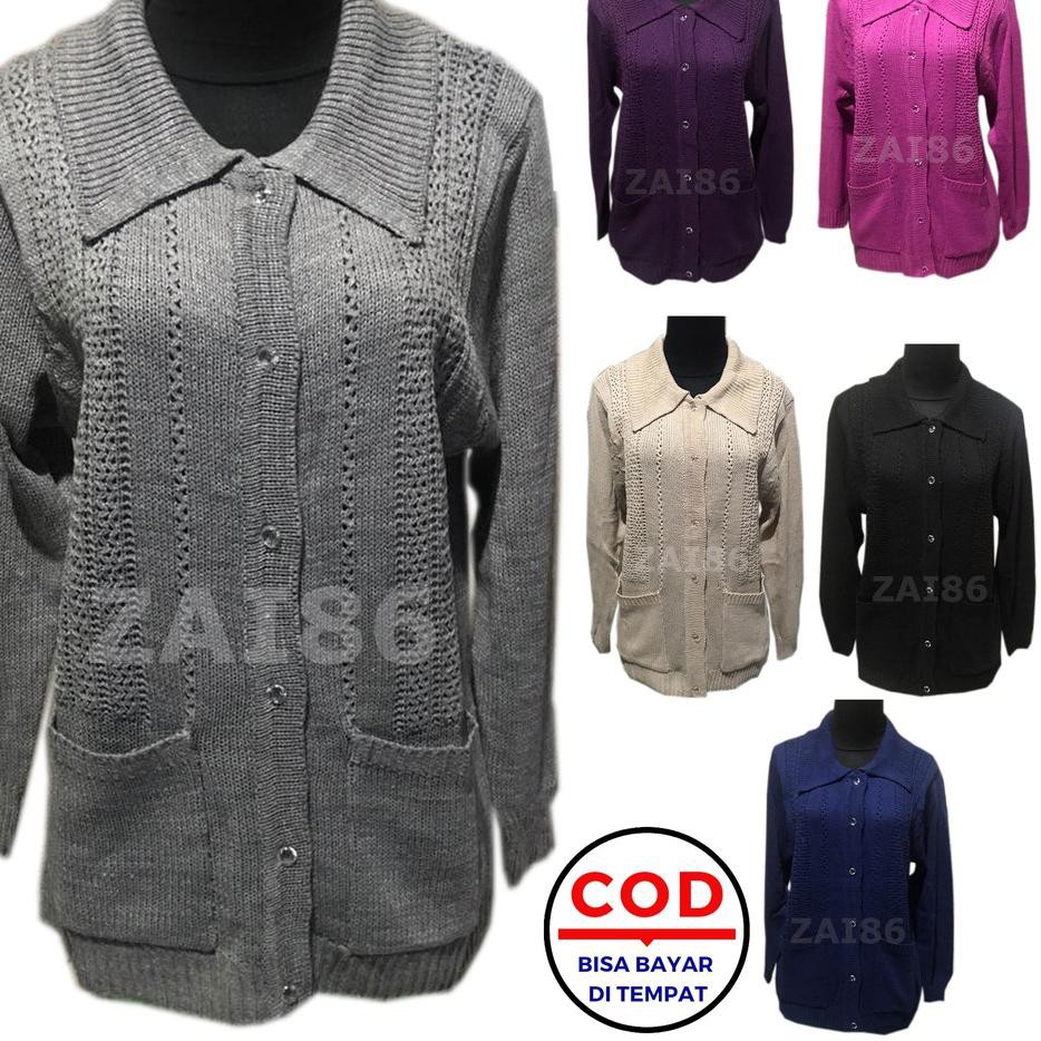 Modern..Mantet Rajut Wanita - Mantel Overset Akrilik