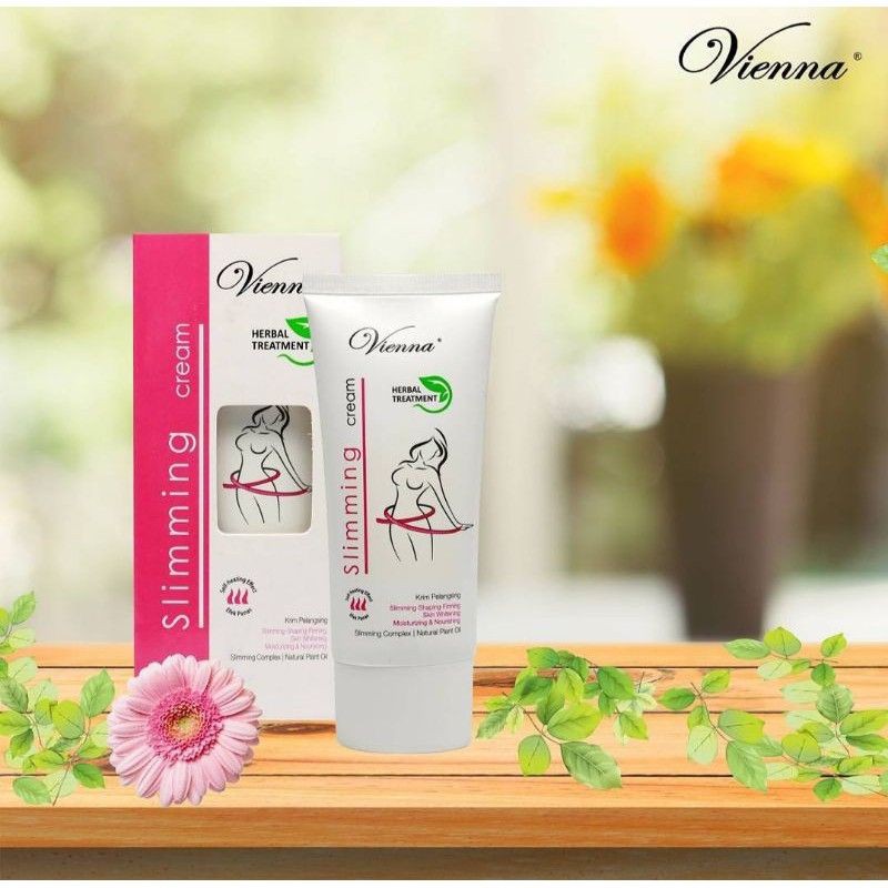 PELANGSING CREAM HERBAL PELANGSING VIENNA SLIMMING BODY TREATMENT CREAM BPOM - SLIMMING CREAM VIENNA