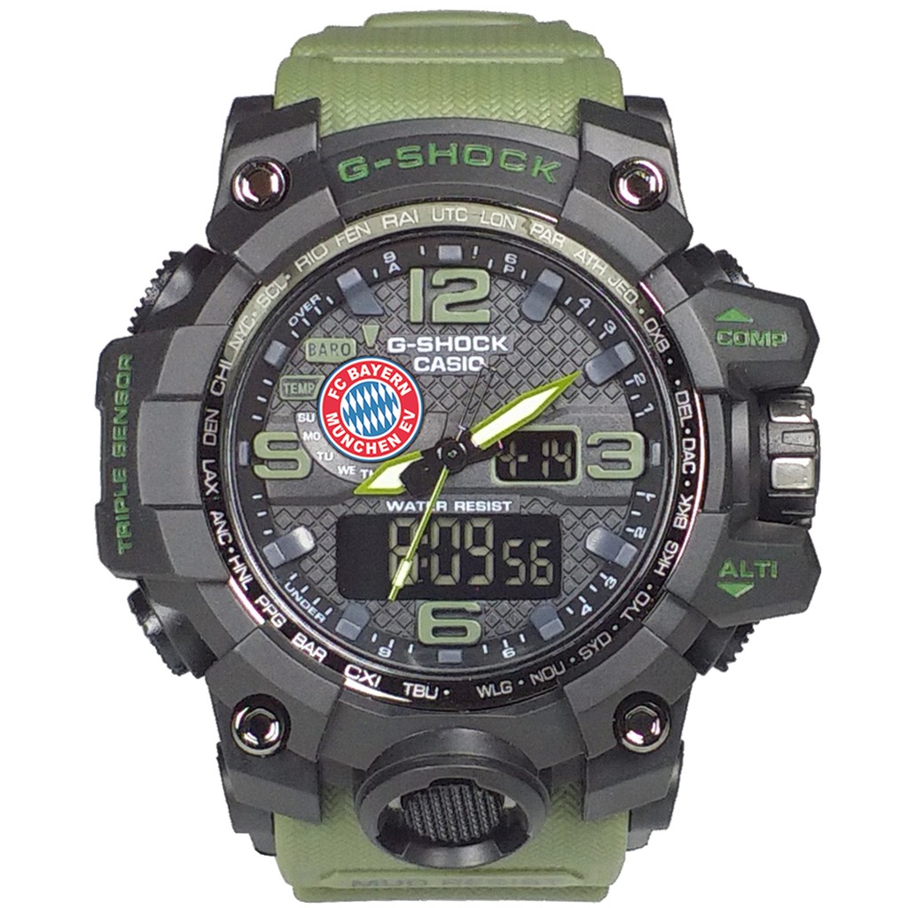 Exclusive Jam BAYERN MUNCHEN Double Time (Tali Hijau)