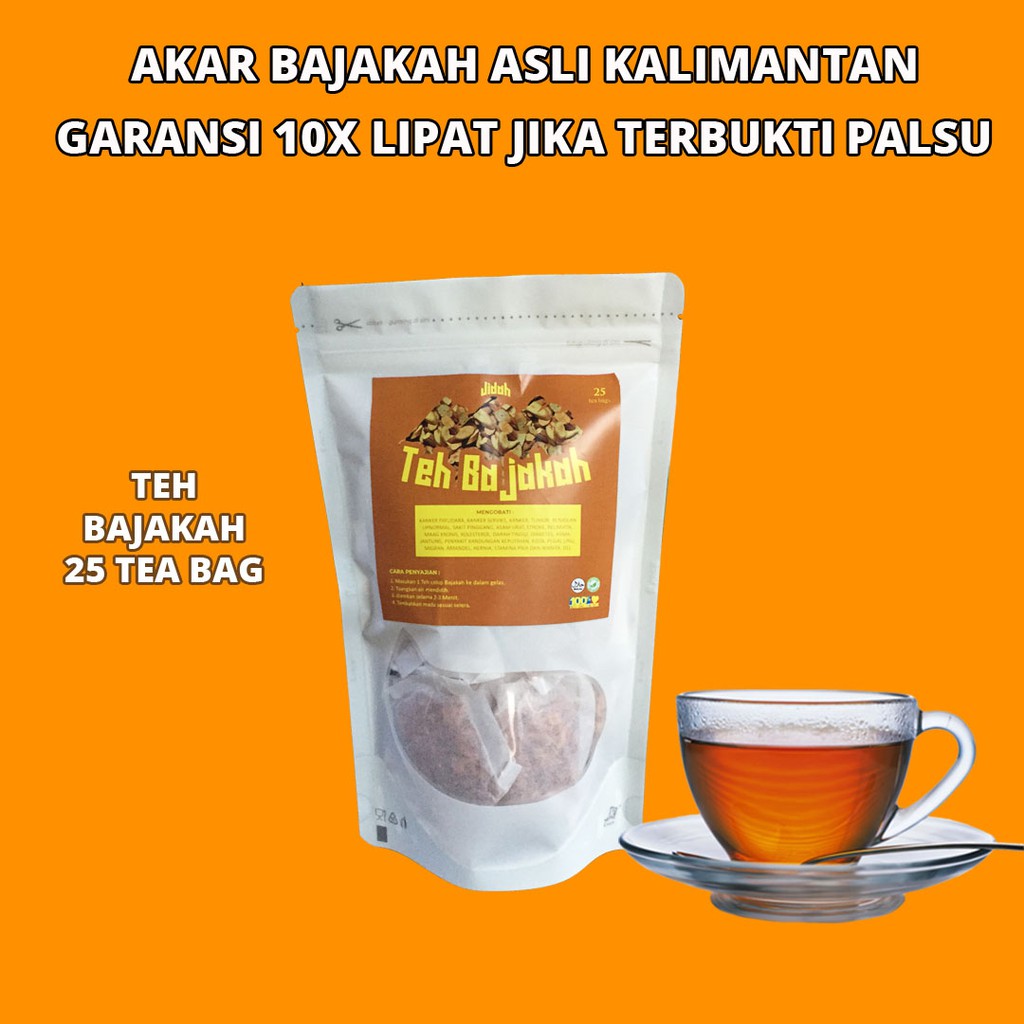 

TEH BAJAKAH ASLI KALIMANTAN / TEH CELUP BAJAKAH OBAT HERBAL SEGALA PENYAKIT ORIGINAL 100%