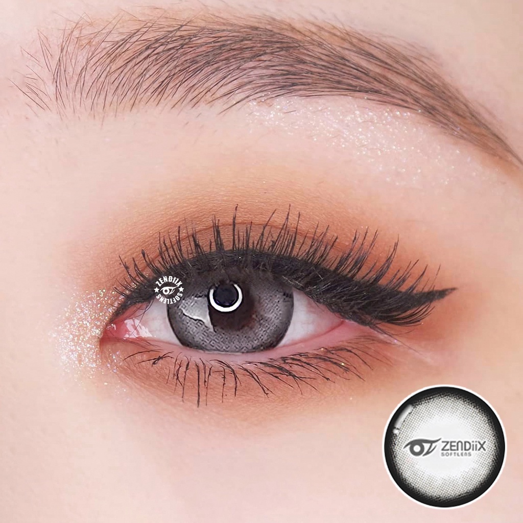 Softlens NEVERLAND Warna GREY 14.5mm Normal Minus