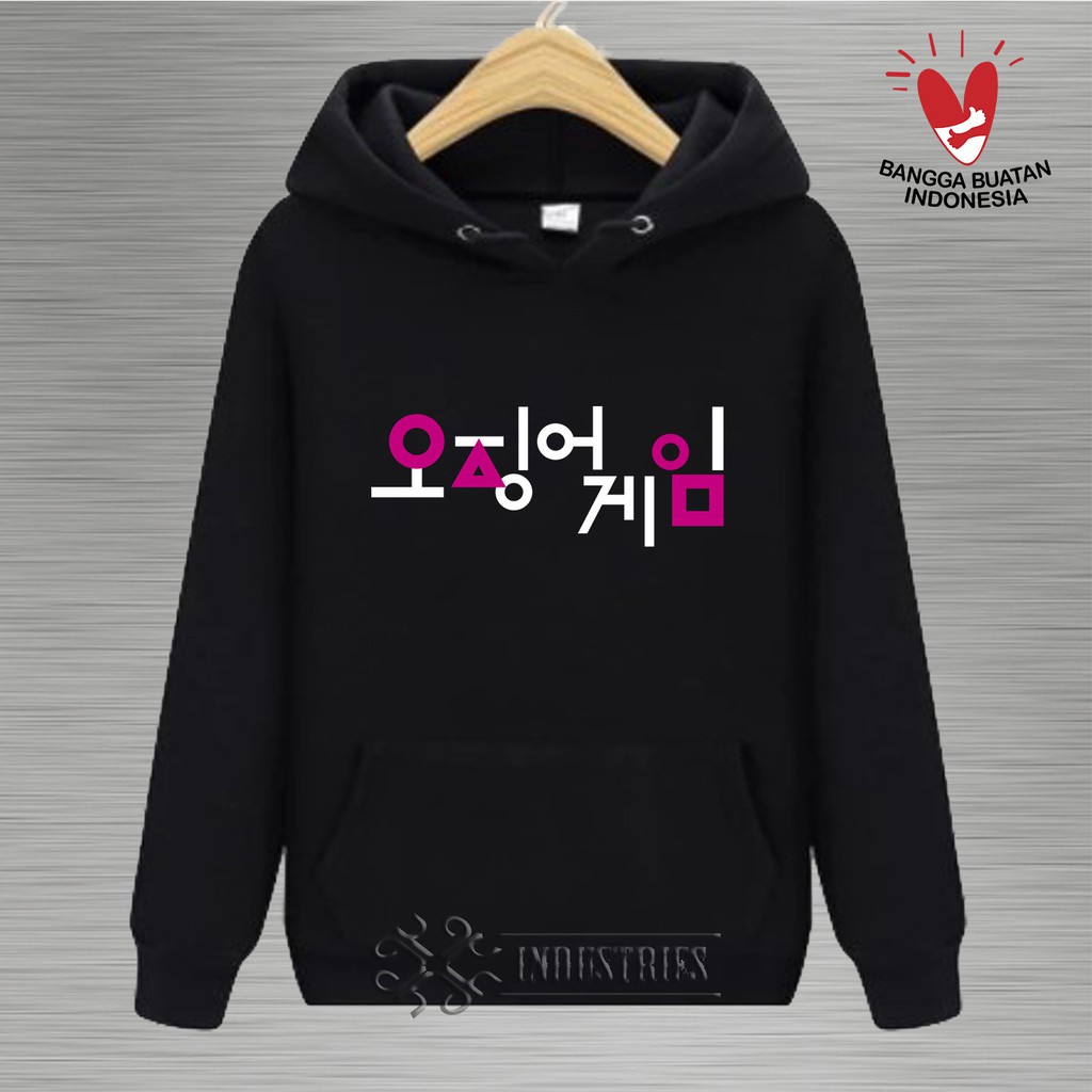 Hoodie / Sweater anak netflix Squad Game Viral usia 4-14tahun